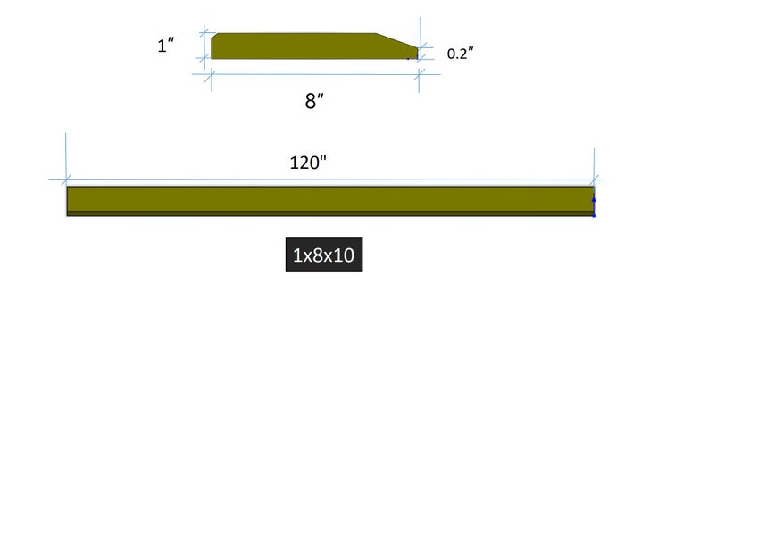 1 X 8 X 10 | Caterpillar Cutting Edges