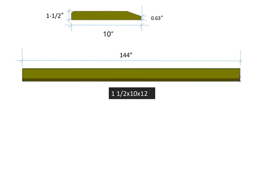 1 1/2 X 10 X 12 | Caterpillar Cutting Edges