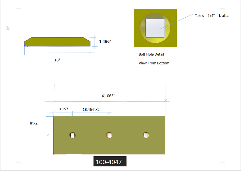 100-4047 | 980C LOADER CENTER EDGE