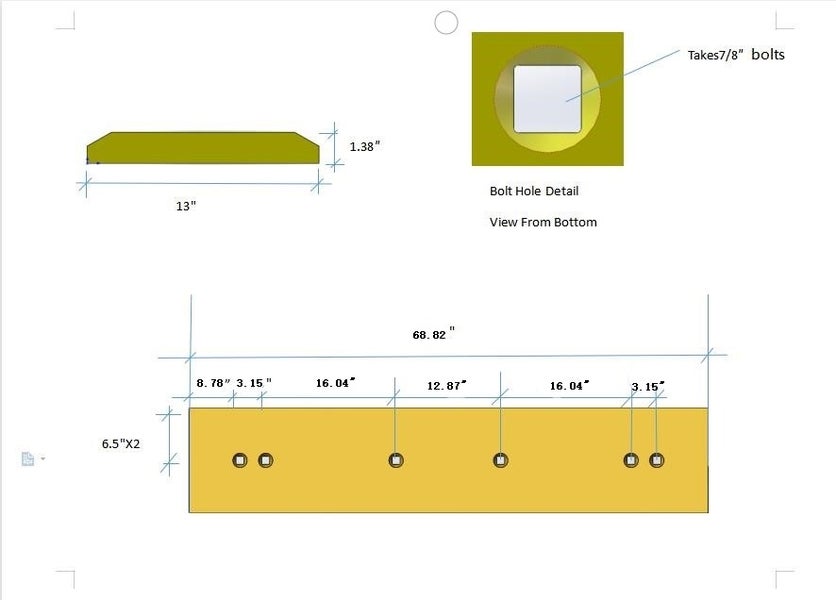 424-815-1111 | Komatsu Cutting Edges-68.81" LONG