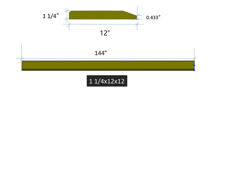1 1/4 X 12 X 12 | Caterpillar Cutting Edges