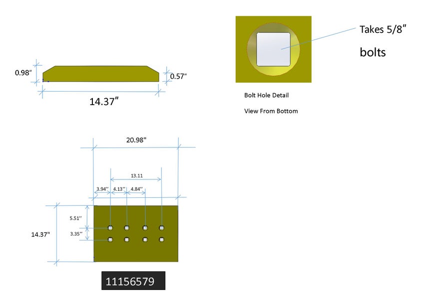 11156579 | Volvo Cutting Edges-20.94" LIP