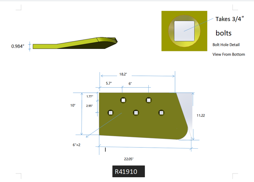 R41910 | Case End Bits