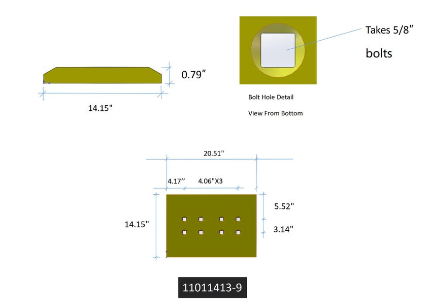 11011413 | Volvo Cutting Edges-20.51" LIP