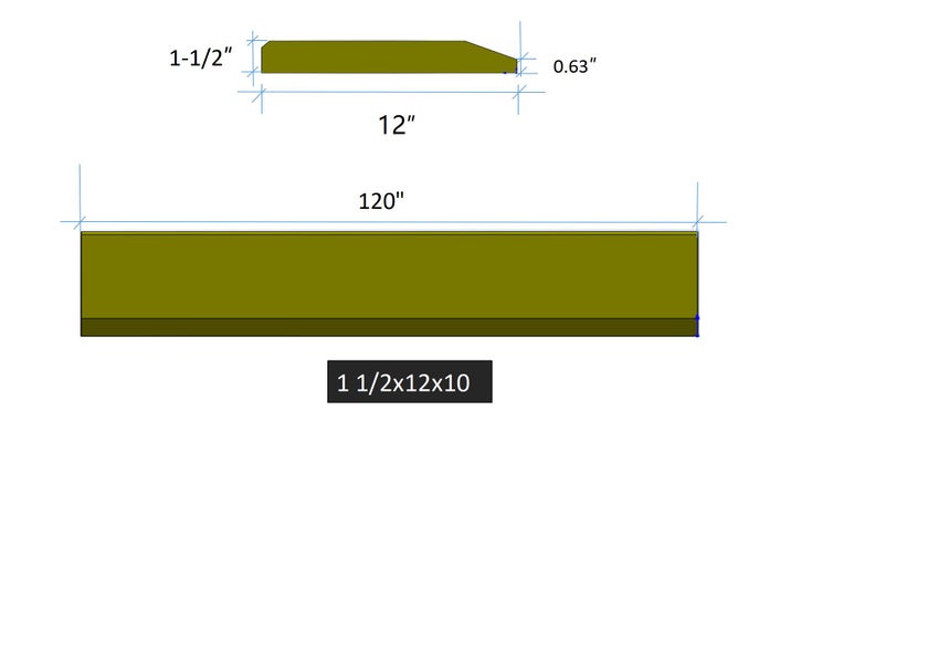 1 1/2 X 12 X 10 | Caterpillar Cutting Edges